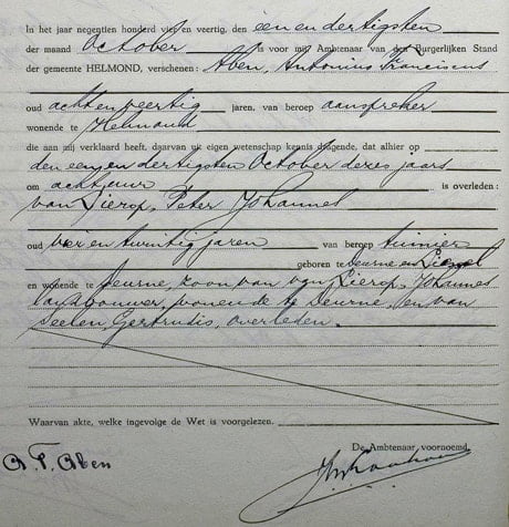 Overlijdensregister