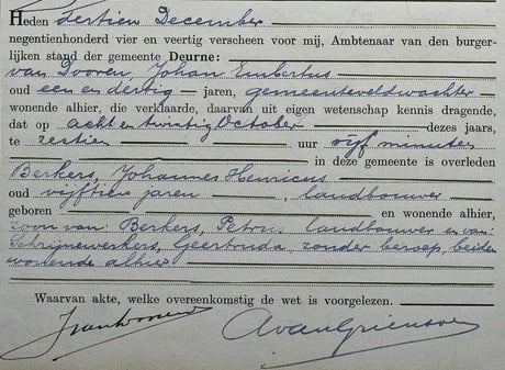 Overlijdensregister
