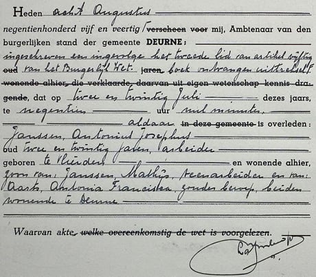 Overlijdensregister