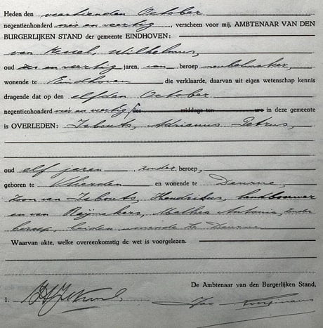 Overlijdensregister