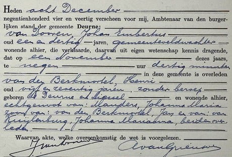 Overlijdensregister