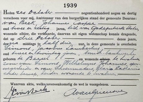 Overlijdensregister
