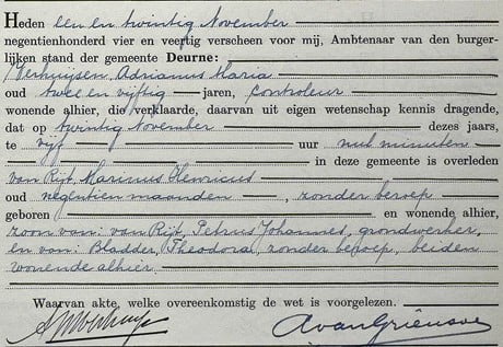 Overlijdensregister